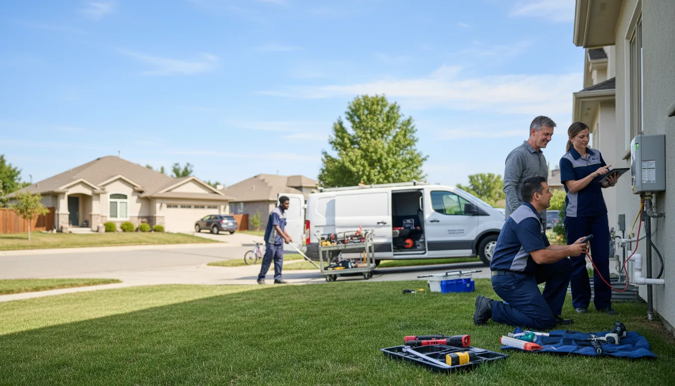 Tankless water heater service in Pope, MS